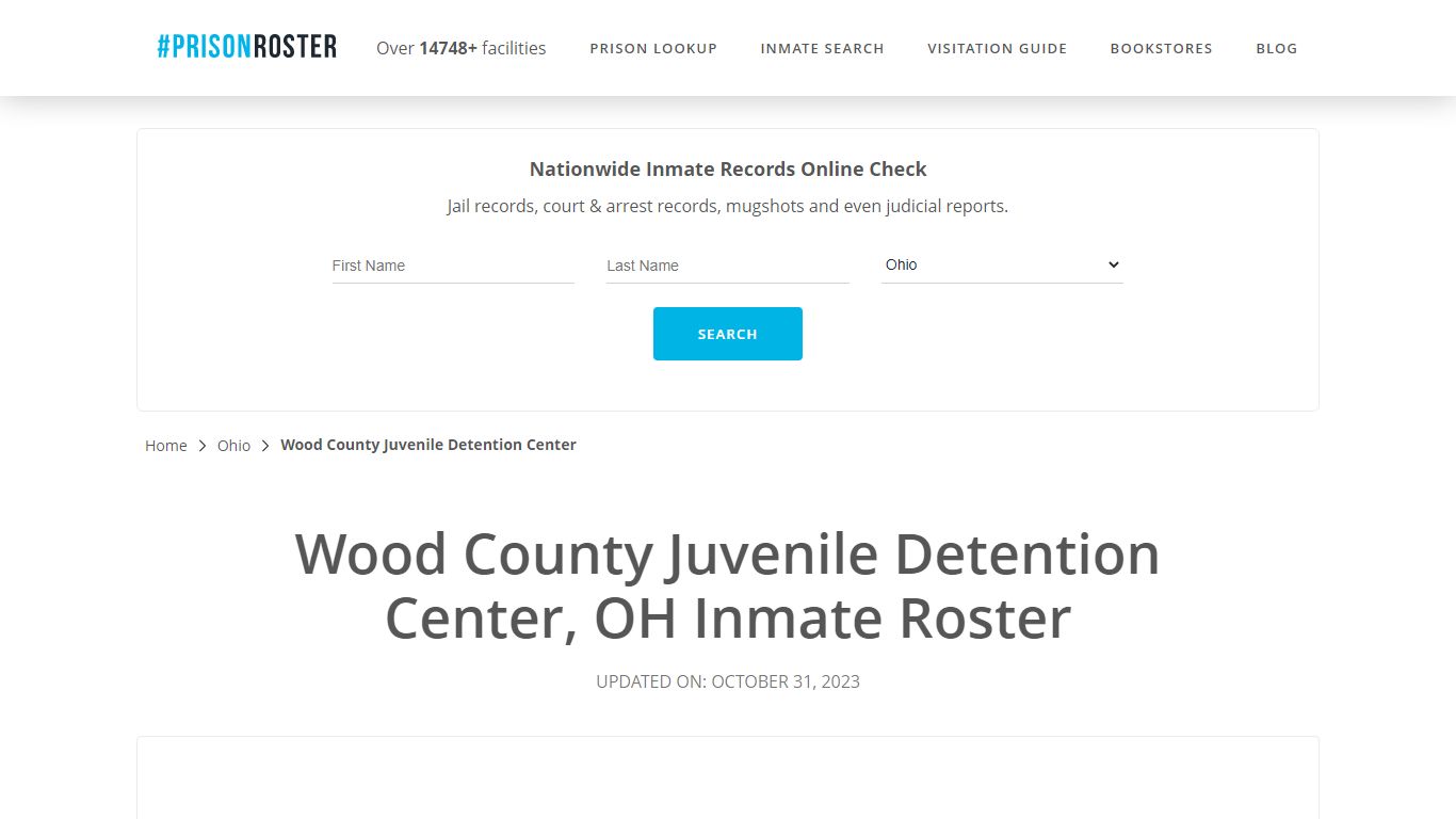 Wood County Juvenile Detention Center, OH Inmate Roster - Prisonroster