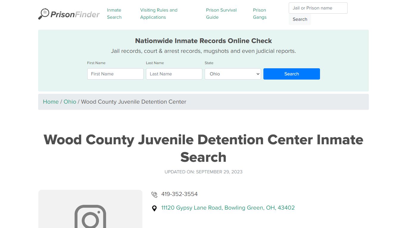 Wood County Juvenile Detention Center Inmate Search, Mugshots ...